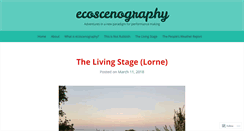 Desktop Screenshot of ecoscenography.com